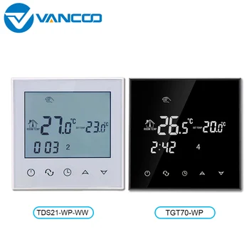 Termostat 220V Temperaturni Regulator Digitalni Ogrevanje sanitarne Vode Topla Tla Thermoregulator Brezžični Krmilnik