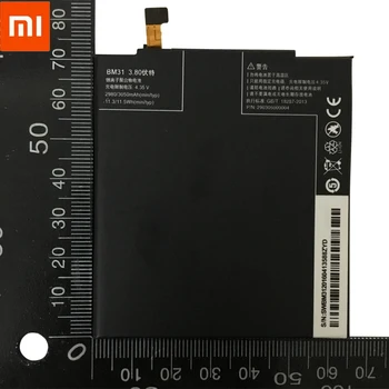 Xiao mi Originalne Nadomestne Baterije Za Xiaomi Mi 3 M3 Mi3 BM31 Pristno Baterijo Telefona 3050mAh+Darilo Orodja +Nalepke