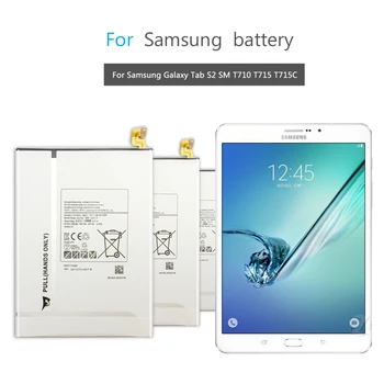 Tablični Li-Polimer Baterija Za Samsung Tab Galaxy S2 8.0 SM T710 T715 T715C SM-7710 SM-T715 Baterija 4000 mah EB-BT710ABE