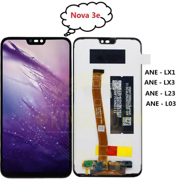 Za Huawei Nova 3 LCD-Zaslon na Dotik PAR LX1 LX9 Nova 3i LCD INO LX2 L21 Nova 3e Zaslon LX3 L23 Zaslon Nova3 z okvirjem