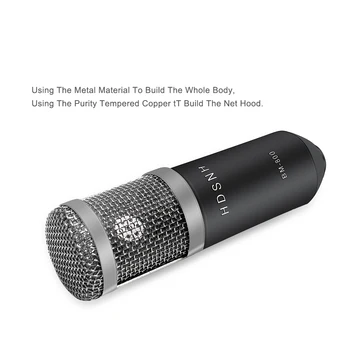 BM-800 Strokovno Kondenzatorskega Mikrofona, Komplet BM800 Karaoke Mikrofon Studio Kondenzatorski Mikrofon Bm 800 Mikrofon za Radijsko Baodcasting