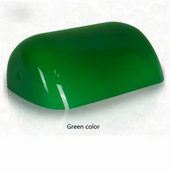Led Namizna Svetilka Retro Vintage Zeleno / Belo / Modre Barve, Stekla Bankir Lučka za Kritje/bankirji