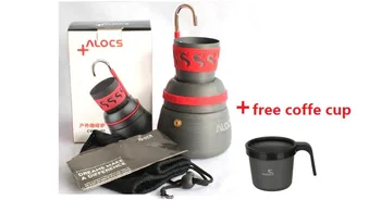 Brezplačna dostava 2019 blagovne znamke ALOCS Alocs portabel prostem kampiranje, pohodništvo novo kavo pot, & kave, štedilnik CW-EM01 potovanje