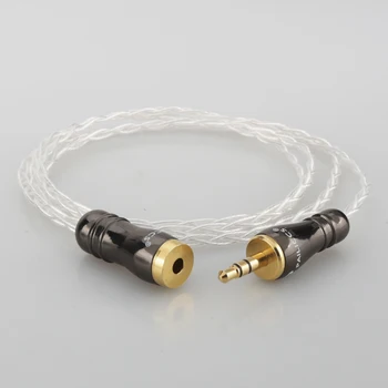 Audio Stereo Slušalke Kabel Podaljšek 3,5 mm Moški na 3,5 mm Ženski kabel 1M 3.3 ft