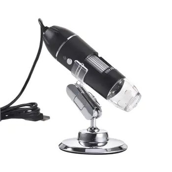 00-1600X USB Mikroskop, Ročni Prenosni Digitalni Mikroskop USB Tip-C InterfaceElectron Mikroskopi Z 8 Led Z Nosilcem