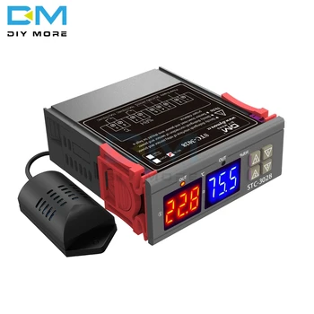 STC-3028 Dual Digital LED Vlažnost Temperaturni Regulator Termometer Termostat Higrometer 110V AC 220V DC 12V 24V 10A