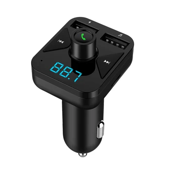 YASOKROBluetooth Komplet za Prostoročno uporabo Nastavitev Oddajnik FM Predvajalnik glasbe MP3, 5V 3.1 Dvojno USB Avto polnilec za Podporo Micro SD Kartico
