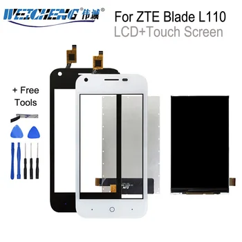 Mobilni Telefon na Dotik Senzor na Dotik Za ZTE Blade L110 LCD-Zaslon, Zaslon na Dotik, Računalnike za lcd zte l110