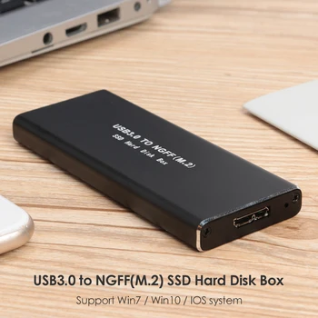 USB 3.0 Micro B na M. 2 NGFF SSD Polje Adapter za Zunanji Pogon ssd Disk, Ohišje Primeru Caddy za 2230 2242 2260 2280