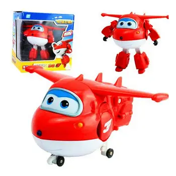 Big!! 15 cm Super Krila ABS Deformacije Letalo, Robota, figuric Super Krilo Preoblikovanje igrača za otroke darilo Brinquedos