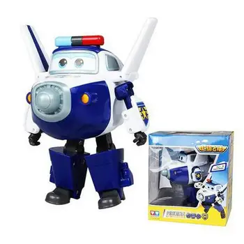 Big!! 15 cm Super Krila ABS Deformacije Letalo, Robota, figuric Super Krilo Preoblikovanje igrača za otroke darilo Brinquedos
