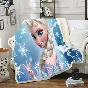 Disney Zamrznjene Princesa Olaf Odejo Plišastih Odejo, Vrgel na Kavč Postelja Kritje Eno Dvojna Posteljnina Baby Fantje, Dekleta, Otroci Darilo