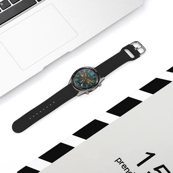 Pravega Usnja jermenčki Združljiv z Huawei GT2 46mm Usnje jermenčki za Zamenjavo Watchbands Za 22 mm Watch 73001