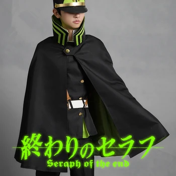 Anime Visoke kakovosti Seraph Konca Owari ne Seraph Yuichiro Hyakuya Enotno Cosplay Kostum Celoten Sklop fancy Kostume žogo stranka