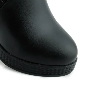 MORAZORA 2020 vroče prodajo nad kolena čevlji krog toe jeseni visoke pete platforma čevlji čipke stranka stegno visoki škornji ženske čevlje