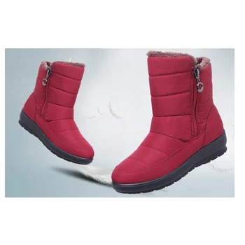 BEYARNE 2019 novo nepremočljiva non-slip zimski čevlji plus bombaž mah čevlji za ženske toplo velikosti 41 42 sneg bootsE1068