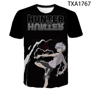 2020 Novo Hunter X Hunter 3D Tiskanih Fant Dekle Otroci Moda Priložnostne Kratkimi Rokavi Moški Ženske Otroci T-shirt Risank Anime Vrhovi Tee