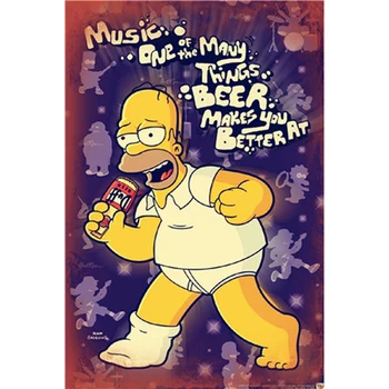 Vintage Kovinski Tin Znaki Domov Bar Klub Objave Kovinski Hiša Dekorativne Kovinske Plošče Pivo Stenske Nalepke Simpsons Plakat, 1001(1168)
