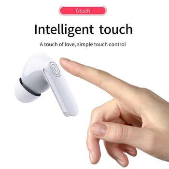 Y113 TWS Brezžične Slušalke Bluetooth 5.0 Dual Stereo Mic Zmanjšanje Hrupa Slušalke Touch Kontrole Čepkov Dolgo Pripravljenosti 300mAH