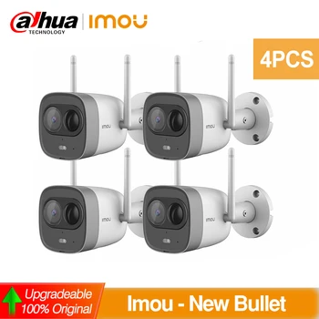 Dahua IMOU 4PCS/veliko IPC-G26E NOVO Bullet Wifi Kamera LED Nočno Vizijo H. 265 Dvojno anteno Fotoaparat dvosmerni Pogovor PIR Omenil, Odkrivanje