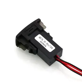 DC12V dvojno USB QC3.0 polnilnik avto socket adapter hitro polnjenje 5 3A/9V 2A/12v 1,5 A za Nissan, Toyota, Honda, Mitsubishi
