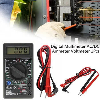 LCD Digitalni Multimeter Prenosni Ročni Merilnik Izpraševalec AC /DC Avtomobilski Žep Trenutno Ohmmeter Metrov Tester Orodja