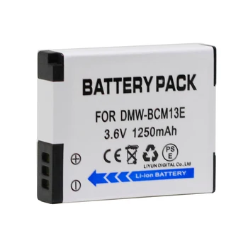 3,6 V 1250mAh DMW-BCM13 DMW BCM13E BCM13 BCM13PP Baterija za Panasonic Lumix DMC ZS30 TZ40 TZ41 TS5 FT5 Baterije bateria celular