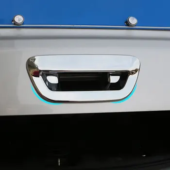 Xburstcar Avto Chrome Zadaj Prtljažnik, Vrata Ročaj Pokrov Nazaj Prtljažnik Vrata Skledo Zajema Nalepke Za Jeep Compass 2017 - 2020 Dodatki