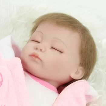 Resnično Mehke Silikonske Telo LUTKE 45 CM Prerojeni Baby doll Veren Malčka Novorojenčka lutka Dojenčki IGRAČE Bonecas Moda Igrača ZA OTROKA