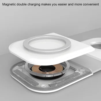 15W Tip-C Origina Magnetni Brezžični Polnilnik Za IPhone12 Mini/12 Pro/12 Max Pro Brezžični Polnilec Magsafe Brezžični Polnilnik