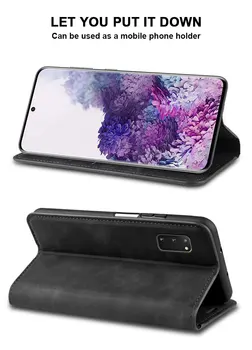 Usnjene Denarnice Ohišje Za Samsung Galaxy S20 Ultra Telefon Kritje Z Magnetom Imetnika Kartice Flip Coque Za Samsung S20 Plus S 20 20