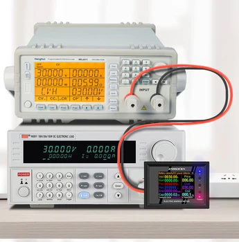 DT24 digitalni prikaz DC Power APP Voltmeter Ampermeter Zmogljivost Baterije Tester Goriva Merilnik napetosti detektor Metrov z zamudo modul