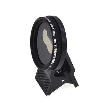Nastavljiv 37 mm Nevtralni Clip-on ND2 - ND400 Kamero Telefona, Filter za Objektiv R9CB