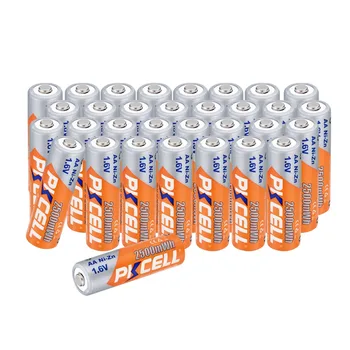 PKCELL Polnilne Baterije AA Baterije za polnjenje Ni-Zn 2500Wh 1,6 V 2A Baterija Za RC Celice Igrača