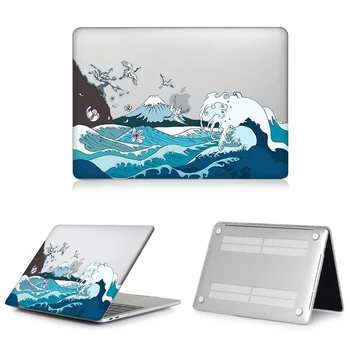 MTT 2020 Laptop Rokav Za Macbook Air Pro 11 12 13 15 16 Z Dotik ID Cvetlični Kristalno Težko Pokrivajo Laptop Primeru a2289 a2251 a2179