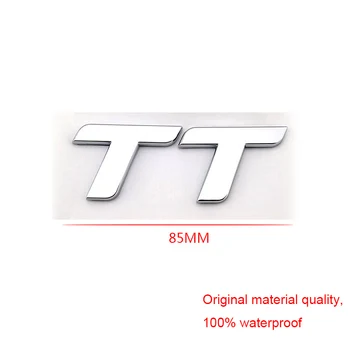 Za Audi TT Logo Grb Značko ABS 3D Nalepke Avto Zadaj Nalepke Auto Zunanjost Dekoracijo Nalepke