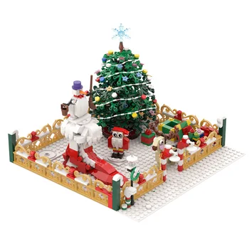 Darila, Božični drevo elk darilo bell hat Santa Prijatelji Zabaviščni park Zimske Vasi Vlak dekoracijo gradniki Santa Igrače