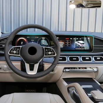 Za Mercedes-Benz GLE V167 GLS 2020 Avtomobilsko Navigacijo nadzorna plošča Zaslon Zaščitno Steklo Kaljeno Film Nalepke, Dodatki