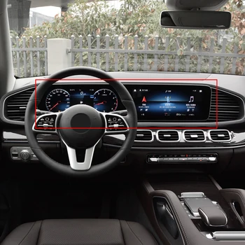 Za Mercedes-Benz GLE V167 GLS 2020 Avtomobilsko Navigacijo nadzorna plošča Zaslon Zaščitno Steklo Kaljeno Film Nalepke, Dodatki