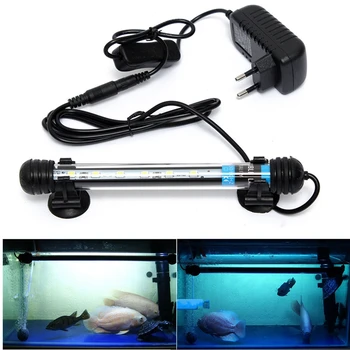 18/48 CM 6/24LED z 2 sucke Mini Akvarijske Ribe LED Žarnica Svetlobo Strele Fish Tank Lučka Aquarium Led Osvetlitev, za Dekoracijo,