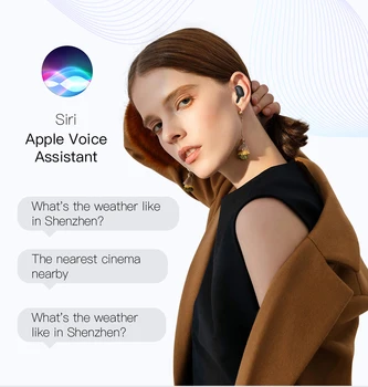 Bluetooth Slušalke TWS šumov Brezžični Čepkov Slušalke LED Zaslon Z Mic Bas Slušalke Za Xiaomi Redmi AirDots