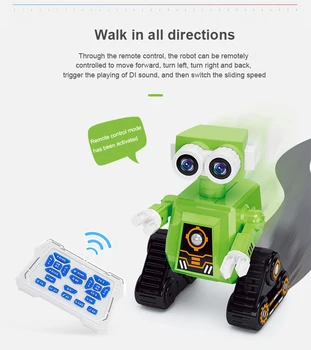 RC-Daljinsko upravljanje Smart Robot Programable Multi-funkcijski USB Polnjenje otroška Igrača RC Robot Elektronski Pet Otrok Ustvarjalno Darilo