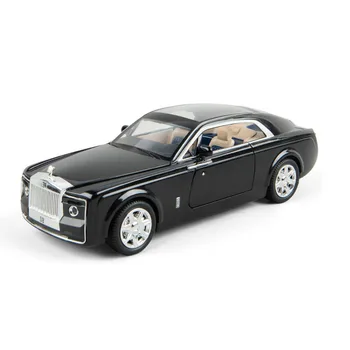 1:24 Rolls Royce Phantom Modela Avtomobila Zlitine Diecast Igrača Vozila, Zvok, Svetloba, Potegnite Nazaj Za Otroke Avto Darilo Zbiranje Igrač CT0049