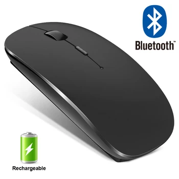 Brezžična Bluetooth Miška Brezžična Polnilna Miška Računalniška Miška Tiho Ergonomska Mause 2,4 Ghz USB Optični Miške Za Prenosni RAČUNALNIK