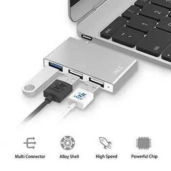 USB C VOZLIŠČE Tipa C Spliter Tok Strele 3 Za USB 3.0 /USB 2.0 OTG Aluminija Pretvornik Za MacBook Pro Samsung S10