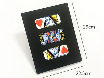 Jumbo Zig Zag Kartico (velikost 29 x za 22,5 cm) čarovniških Trikov Cut Poker Obnovitev Magia Čarovnik Fazi Iluzijo Prevara Prop Smešno Mentalism