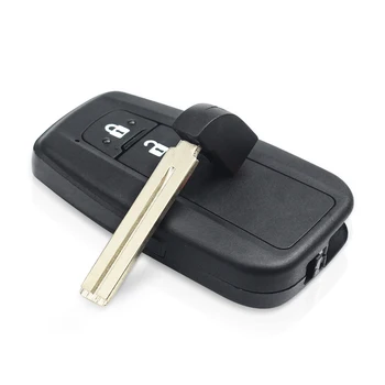 KEYYOU Avto Zamenjava Smart Remote Key Lupini Primeru Za Toyota Camry Prado 2018 2019 2 Gumbi v Sili Vstavite Tipko Rezilo