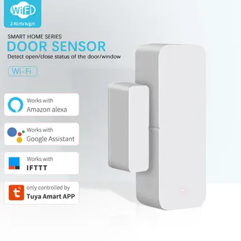 Mini Inteligentni Wifi Anti-theft Alarm Senzor za Vrata z Magnetnim Okno Magnetni Varnostne Podpore Alexa Google Dom Za Nego Otroka