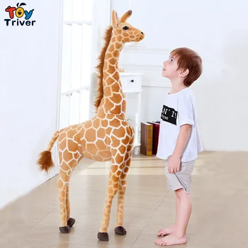 Simulacija Žirafa Plišastih Igrač Triver Nagačene Živali Lutko Dojenčka Baby Otroci Otrok, Fant, Dekle, Igrače Darilo Za Rojstni Dan Soba Dekor Obrti