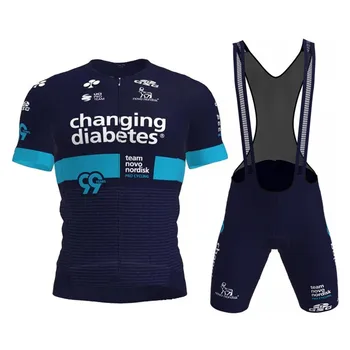 2021 pro team Spreminjanje diabetesa kolesarski dres bo ustrezala poletne moške kolesarske hlače, hlače z oprsnikom roupa de ciclismo kolesa športna oblačila dirka